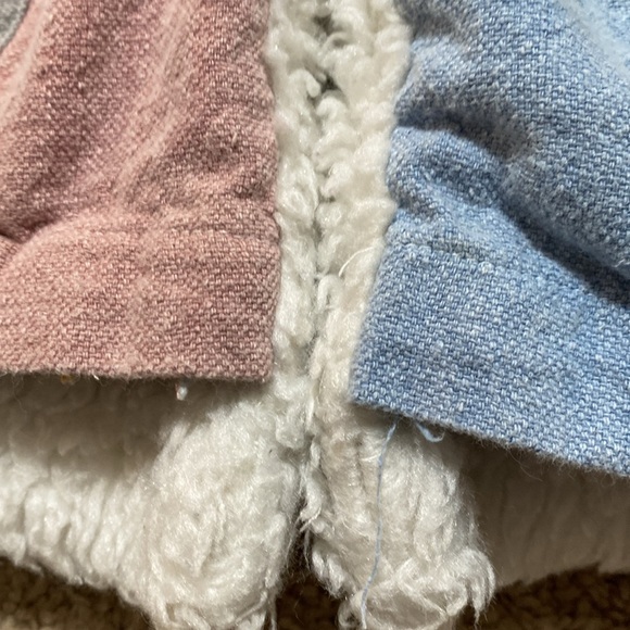 Thick Patchwork Boho Coat S/M - Picture 13 of 15